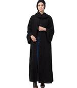 Nazneen all over Star embroidery  bell sleeve Abaya