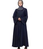Nazneen front Open  one side hand work Abaya