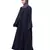 Nazneen front Open  one side hand work Abaya