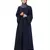 Nazneen front Open  one side hand work Abaya