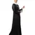 Nazneen Front and Sleeve Hand work A line Party Abaya