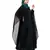 Nazneen contrast double layers Abaya