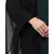 Nazneen contrast double layers Abaya