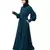 Nazneen long cuff full balloon sleeve with belt A line Abaya