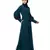 Nazneen long cuff full balloon sleeve with belt A line Abaya