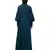 Nazneen long cuff full balloon sleeve with belt A line Abaya