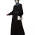Nazneen long cuff full balloon sleeve with belt A line Abaya