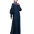 Nazneen long cuff full balloon sleeve with belt A line Abaya