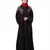 Nazneen resham embroidery front open Dubai abaya
