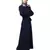Nazneen long cuff full balloon sleeve with belt A line Abaya