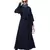Nazneen long cuff full balloon sleeve with belt A line Abaya