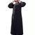 Nazneen one side & sleeve Resham Embroidery front open Abaya