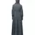 Nazneen long cuff full balloon sleeve with belt A line Abaya