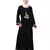 Nazneen front and sleeve embroidery A line Abaya