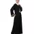 Nazneen front and sleeve embroidery A line Abaya