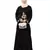 Nazneen front and sleeve embroidery A line Abaya