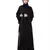 Nazneen side embroidery at bottom front open Dubai Abaya
