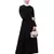 Nazneen  front Pleated a line Abaya