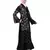 Nazneen full Zari embroidered front open part Abaya