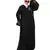 Nazneen resham embroidery front open Abaya