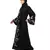 Nazneen right side and both sleeve Resham Embroidery Front open Abaya