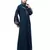 Nazneen Front and Sleeve Resham Embroidery Balloon Sleeve Abaya