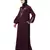 Nazneen Front and Sleeve Resham Embroidery Balloon Sleeve Abaya