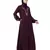 Nazneen Front and Sleeve Resham Embroidery Balloon Sleeve Abaya