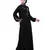 Nazneen Front and Sleeve Resham Embroidery Balloon Sleeve Abaya