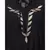 Nazneen Front and Sleeve Resham Embroidery Balloon Sleeve Abaya