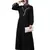 Nazneen Front and Sleeve Resham Embroidery Balloon Sleeve Abaya