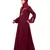 Nazneen Front and Sleeve Resham Embroidery Balloon Sleeve Abaya