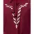 Nazneen Front and Sleeve Resham Embroidery Balloon Sleeve Abaya
