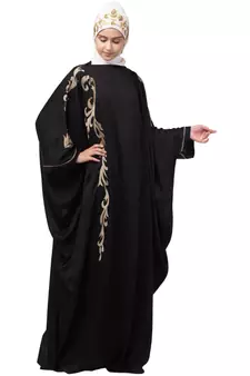 Nazneen right side and both sleeve resham embroidery Nida Kaftan