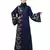 Nazneen right side and both sleeve Resham Embroidery Front open Abaya