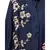 Nazneen right side and both sleeve Resham Embroidery Front open Abaya