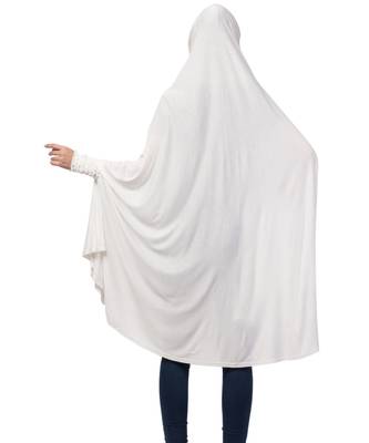 Nazneen stretchable smoking at wrist knee length Jilbab cum prayer khimar  Hijab 7