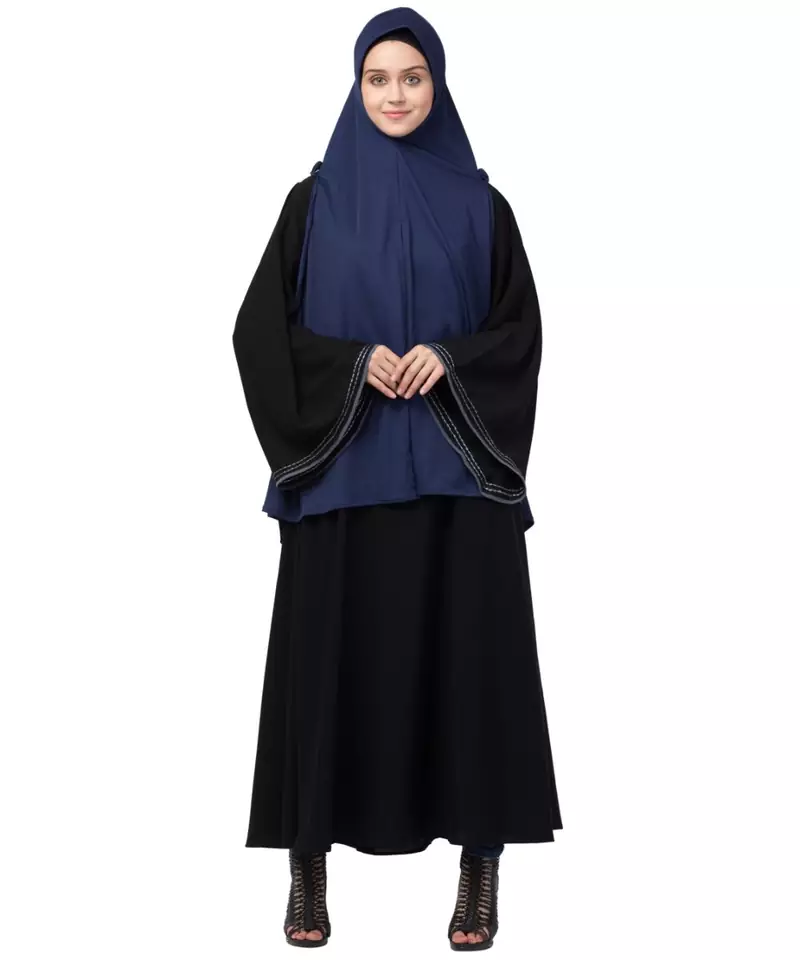 Nazneen buttons at shoulder Malaysian Hijab