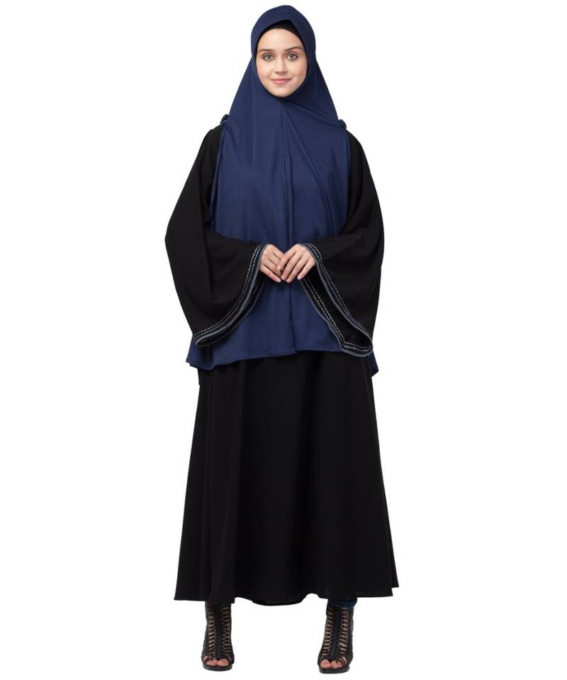 Nazneen buttons at shoulder Malaysian Hijab