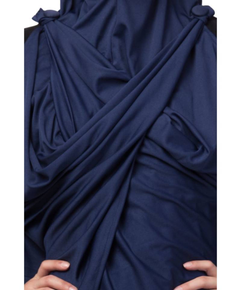 Nazneen buttons at shoulder Malaysian Hijab