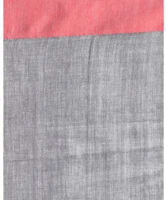 Silver Grey Cotton Handloom Saree 4