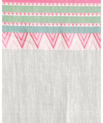 teal Border Soft Sage Begampuri Organic Khadi Cotton Saree 4