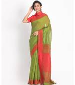 All Over Kantha Work Ocado Handloom Blended Cotton Saree