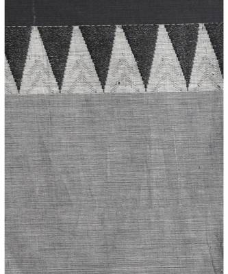 Temple Design Cotton Handloom Saree Geometric Handmade Pallu 3