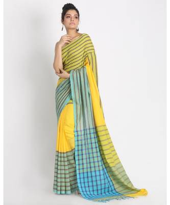 Multicolor Handwoven Cotton Saree 1
