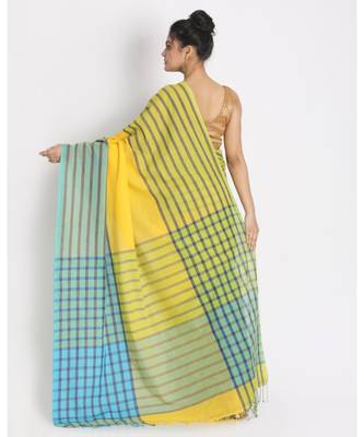 Multicolor Handwoven Cotton Saree 3