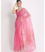 Light Pink Jecquard Jamdani Saree
