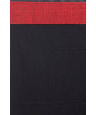 Black handloom cotton saree 4