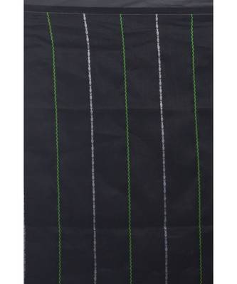 Green cotton linen handloom saree 4