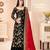 Heavy Designer Pure Silk Jacqard Plazzo Suit